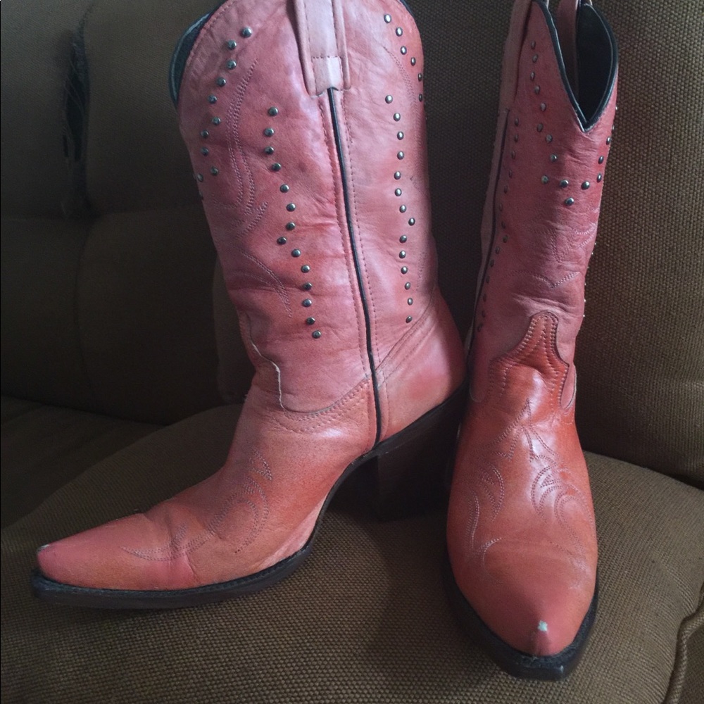 100% Authentic Leather Caborca Sexy Cowgirl Boots